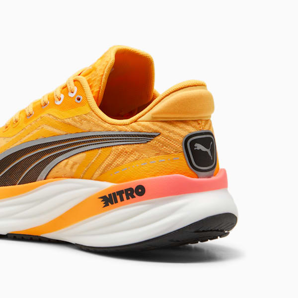 Chaussures de course Magnify NITRO™ Tech 2 Homme, Sun Stream-Sunset Glow-PUMA White, extralarge